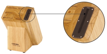 T20S Chroma Messerblock für 6 Messer+Schleifgerät