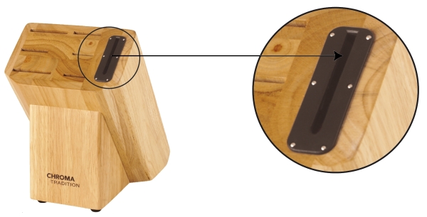 T20S Chroma Messerblock für 6 Messer+Schleifgerät